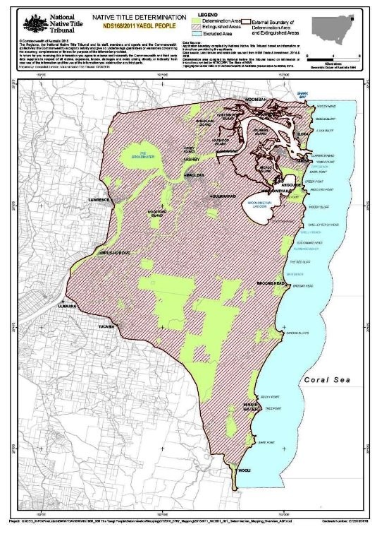 Native Title Determination Map